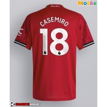 Moške Nogometnih dresov Manchester United Casemiro #18 Domači 2025-26 Kratki rokavi